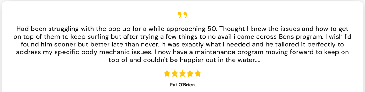 Customer review screenshot